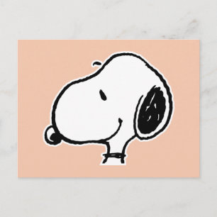 Carte Postale Motif de sourire de Snoopy avec rire