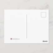 Carte Postale Motif de surface composée de feuilles d'automne mo (Dos)