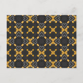 Carte Postale Motif de taxi jaune vif (Devant)