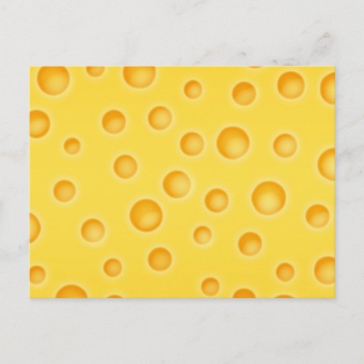 Carte Postale Motif de texture au fromage suisse (Devant)