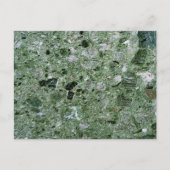 Carte Postale Motif de texture en marbre vert rétro (Devant)