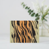 Carte Postale Motif de tigre (Debout devant)