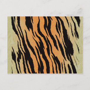 Carte Postale Motif de tigre