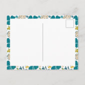 Carte Postale Motif de trèfle vert pour la Saint-Patrick (Dos)