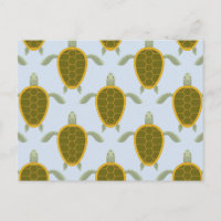 Motif de troupeau de tortues marines