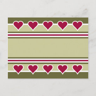 Carte postale motif de vacances, personnalisable