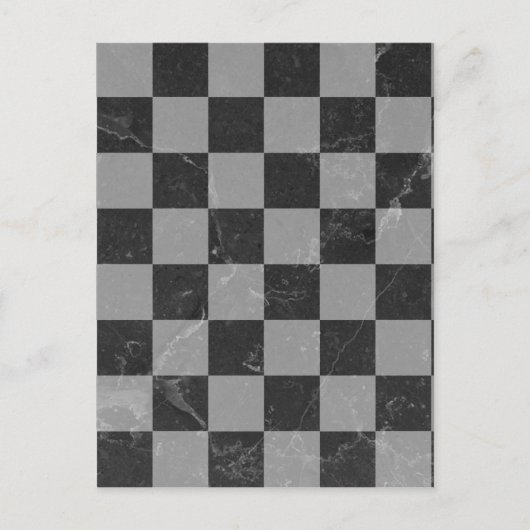 Carte Postale Motif d'échecs (Devant)