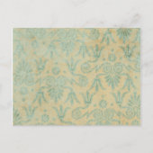 Carte Postale Motif décoratif Blue Grunge en fond (Devant)