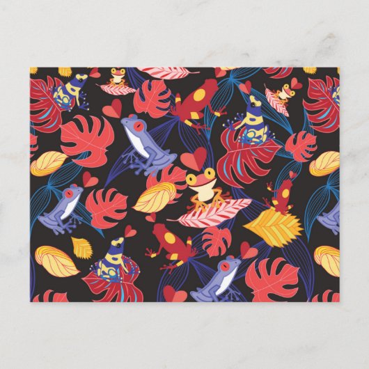 Carte Postale Motif Des Amateurs Grenouilles 2 (Devant)