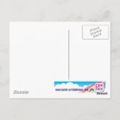 Carte Postale Motif des cercles Blue Sixties (Dos)