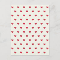 Motif des Coeurs rouges mignons