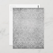Carte Postale Motif des damas grises (Devant / Derrière)