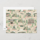 Carte Postale Motif des emplacements de derry (Devant / Derrière)