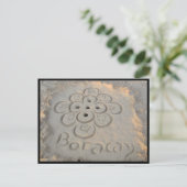 Carte Postale motif des sables de boracay (Debout devant)