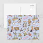 Carte Postale Motif dessin animé coloré FRIENDS™ (Devant / Derrière)
