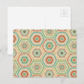 Carte Postale Motif d'hexagone de sud-ouest d'étape | de Geo de (Devant / Derrière)