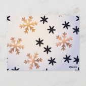 Carte Postale Motif d'hiver 12 (Dos)