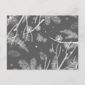Carte Postale Motif d'hiver 4 (Dos)