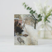 Carte Postale Motif d'hiver Åsögatan (Debout devant)