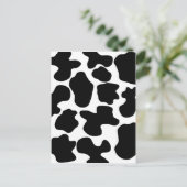 Carte Postale Motif d'impression de vache (Debout devant)