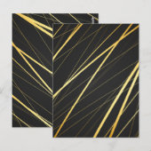 Carte Postale Motif d'or 1 (Devant / Derrière)