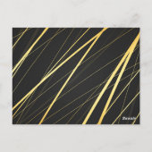 Carte Postale Motif d'or 1 (Dos)
