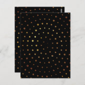 Carte Postale Motif d'or 6 (Devant / Derrière)