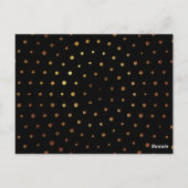 Carte Postale Motif d'or 6 (Dos)