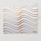 Carte Postale Motif Doré 3 (Dos)