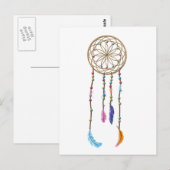 Carte Postale Motif Dreamcatcher (Devant / Derrière)