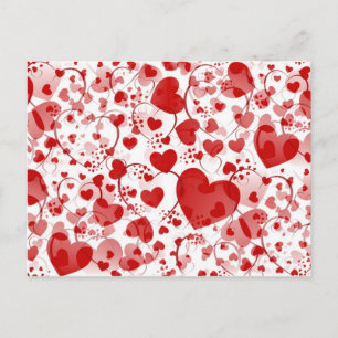 CARTE POSTALE MOTIF DU COEUR ART 7