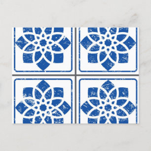 Carte Postale Motif en céramique
