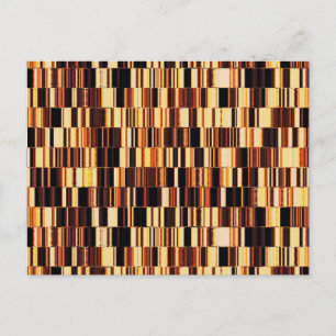 Carte Postale motif en verre Brown