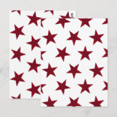 Carte Postale Motif Étoiles Dorées 7 (Devant / Derrière)