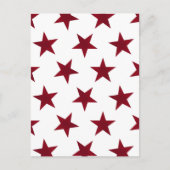 Carte Postale Motif Étoiles Dorées 7 (Devant)