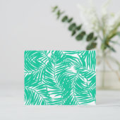 Carte Postale motif feuille (Debout devant)