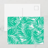 Carte Postale motif feuille (Devant / Derrière)