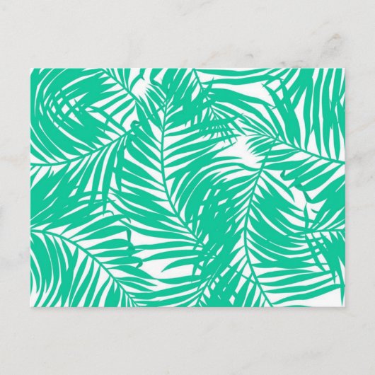 Carte Postale motif feuille (Devant)