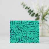 Carte Postale motif feuille (Debout devant)