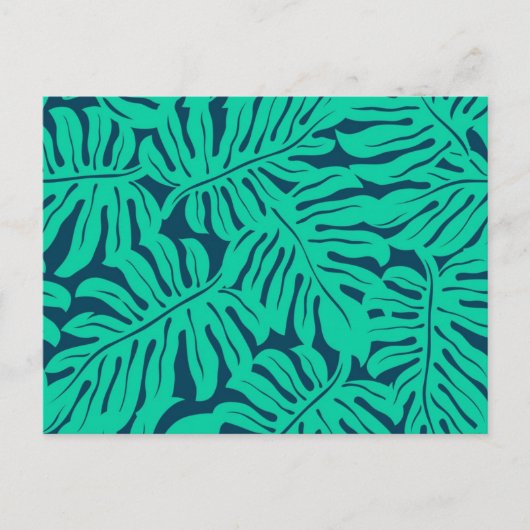 Carte Postale motif feuille (Devant)