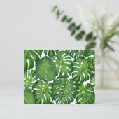 Carte Postale motif feuille (Debout devant)