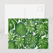 Carte Postale motif feuille (Devant / Derrière)