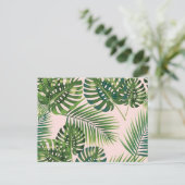 Carte Postale motif feuille (Debout devant)