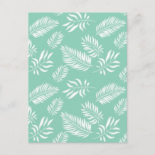 Carte Postale Motif feuille 14 (Devant)