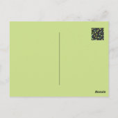 Carte postale Motif Feuille de Happy Green Clover (Dos)