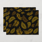 Carte Postale Motif Feuille tropical 14 (Devant / Derrière)