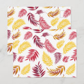 Carte Postale Motif Feuille tropical 20 (Devant / Derrière)