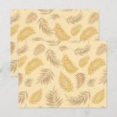 Carte Postale Motif Feuille tropical 6 (Devant / Derrière)