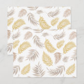 Carte Postale Motif Feuille tropical 7 (Devant / Derrière)