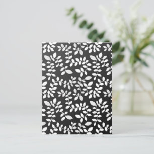 Carte Postale Motif Feuilles 10